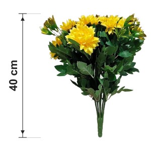 Chryzantema bukiet 40 cm żółty ASC27200-6-SI
