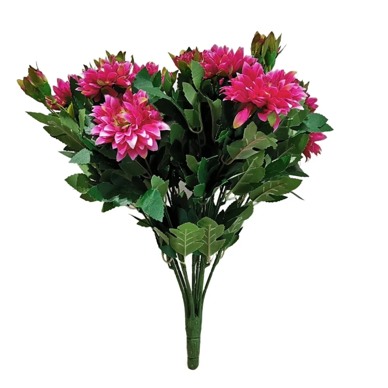 Chryzantema bukiet 40 cm ciemny fiolet ASC27200-4-SI