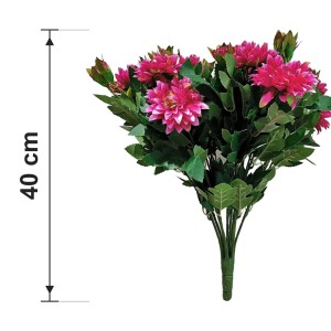 Chryzantema bukiet 40 cm ciemny fiolet ASC27200-4-SI