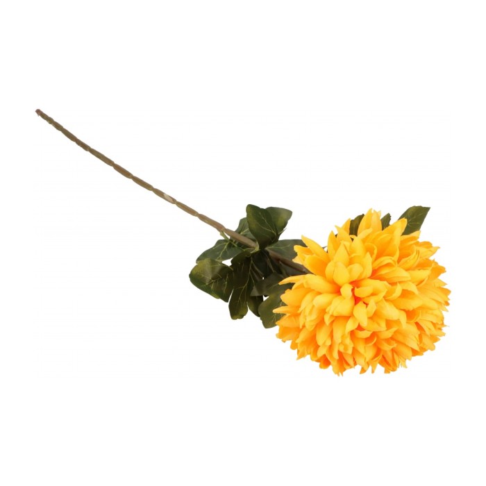 Kwiat sztuczny Chryzantema żółta 75cm ASC21837-15 – zdjęcie 2
