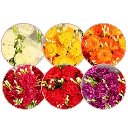Kwiat sztuczny bukiet 50cm ASC240426-MIX