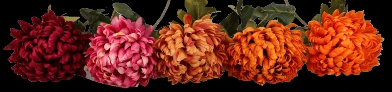 Kwiat sztuczny CHRYZANTEMA 80 cm ASC240393 – zdjęcie 2