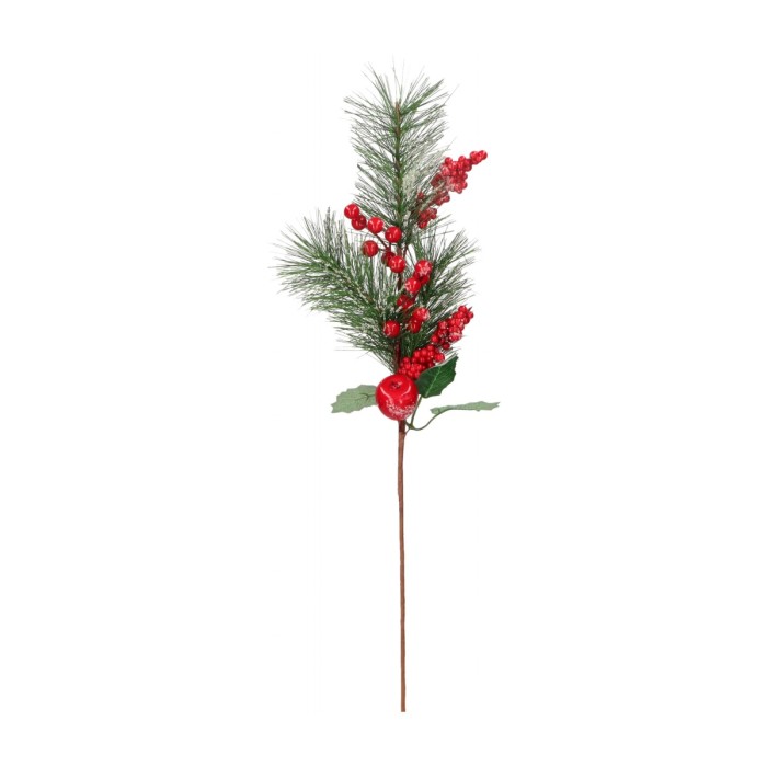Gałązka ozdobna świąteczna 66cm AST23285