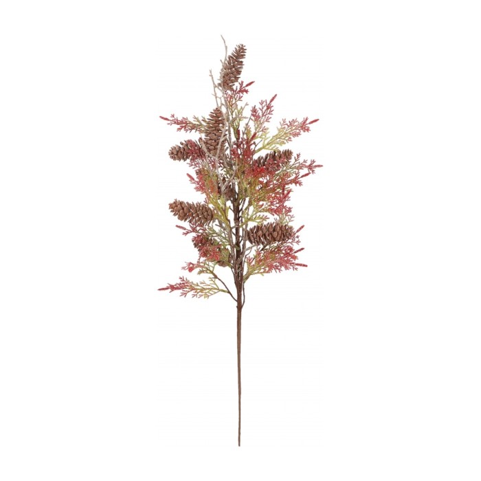 Gałązka ozdobna świąteczna 80cm ASC240002