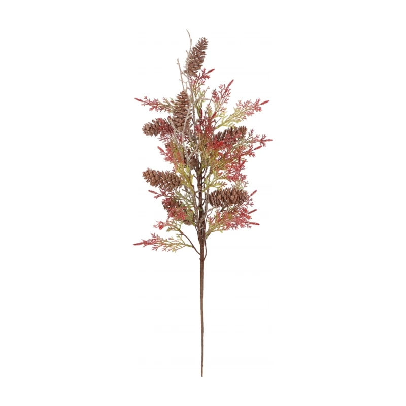 Gałązka ozdobna świąteczna 80cm ASC240002