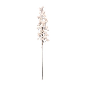 Gałązka świąteczna białe jagody 60 cm ASC26121