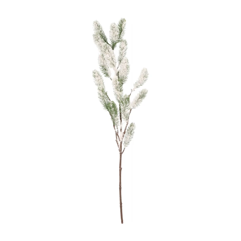 Gałązka świąteczna ośnieżona 70cm ASC27179