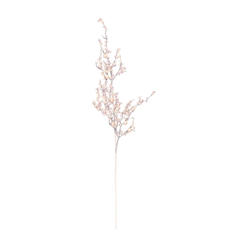 Gałązka świąteczna perłowa 60cm ASC26655