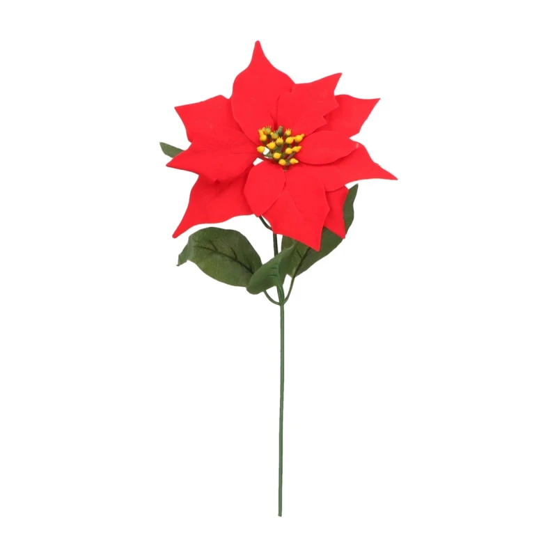 Gwiazda betlejemska na łodydze 59 cm czerwona ASC28788