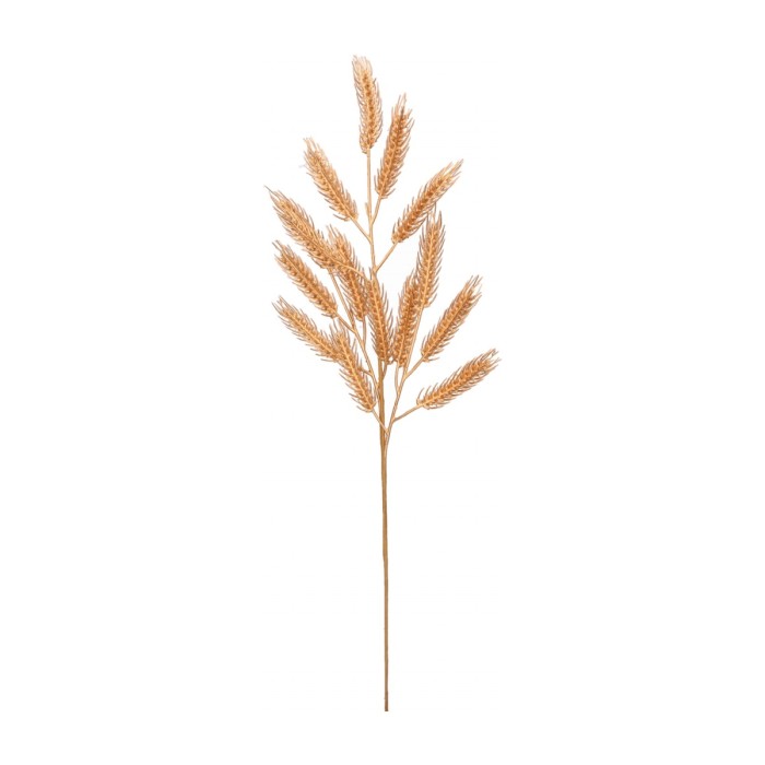 Złota gałązka z kłosami 65cm ASC26136