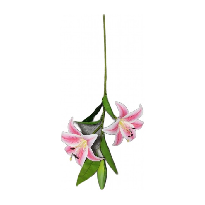 Kwiat sztuczny Lilia gałązka 90cm ASC23457-8