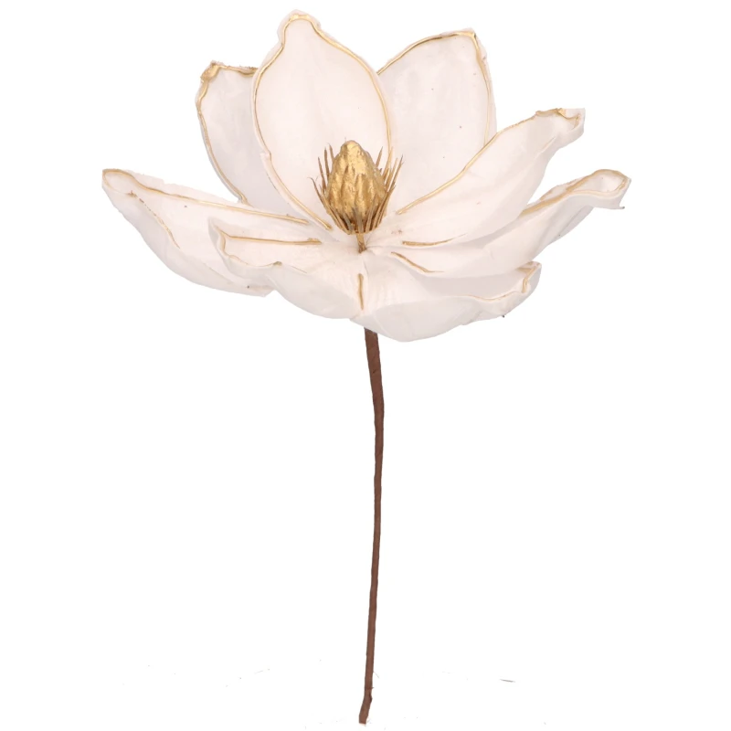 Magnolia welurowa BIAŁA śr. 20cm ASC25968-4