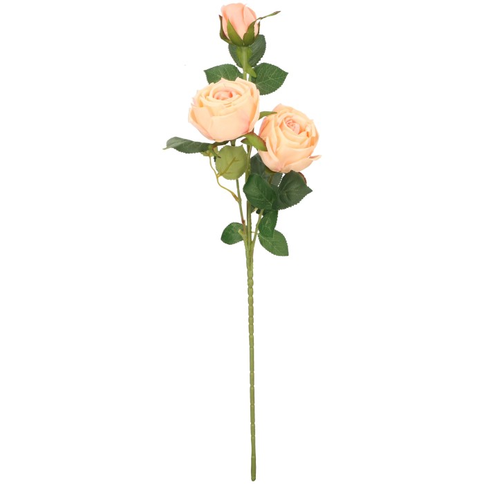 Kwiat sztuczny Róża gałązka 60cm ASC24718-5