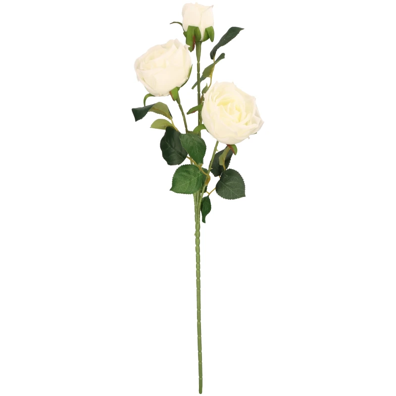 Kwiat sztuczny Róża gałązka 60cm ASC24718-1