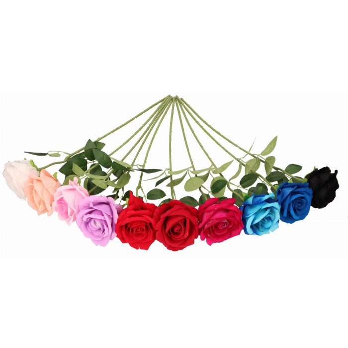 Róża pojedyncza 49cm ASC27268-mix 5 kolorów – zdjęcie 2