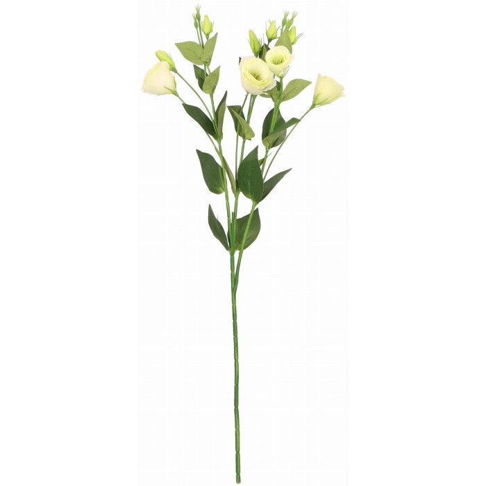 Eustoma gałązka sztuczna wys. 75 cm ASC27824- mix 5 kolorów, kremowy
