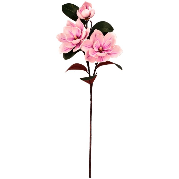 Magnolia Gałązka 90 cm mix 3 kolorów ASC27559