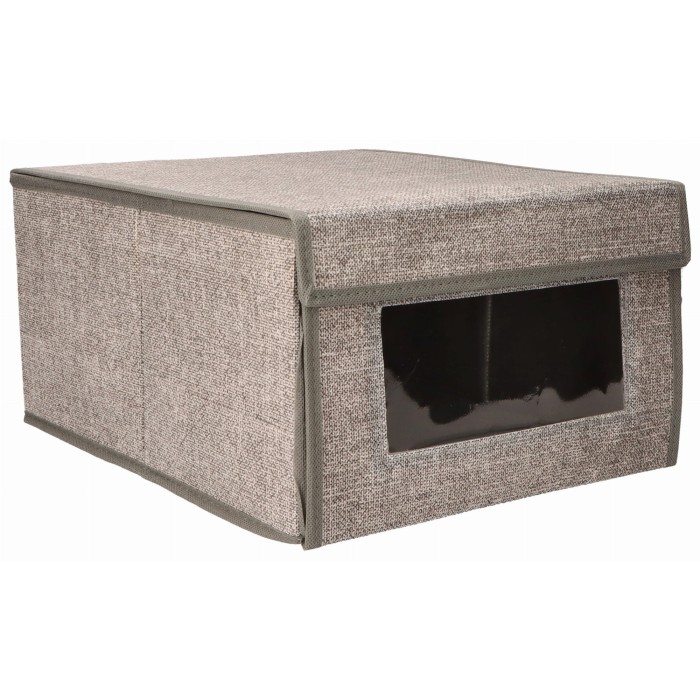 Organizer tekstylny zamykany z okienkiem 34x29x18 cm ASC19407 – zdjęcie 2