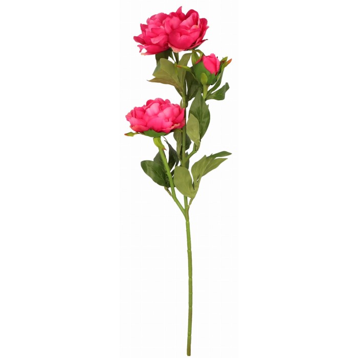 Kwiat sztuczny Piwonia gałązka 82 cm ASC23316 – zdjęcie 2