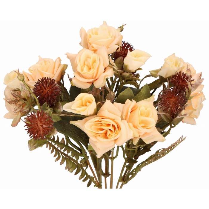 Bukiet sztucznych kwiatów Róża 35cm ASC24592-6 – zdjęcie 2