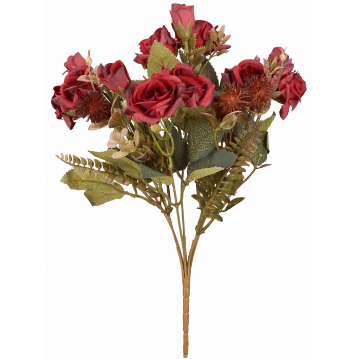 Bukiet sztucznych kwiatów Róża 35cm ASC24592-2
