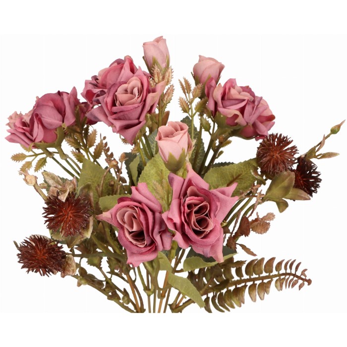 Bukiet sztucznych kwiatów Róża 35cm ASC24592-1 – zdjęcie 2