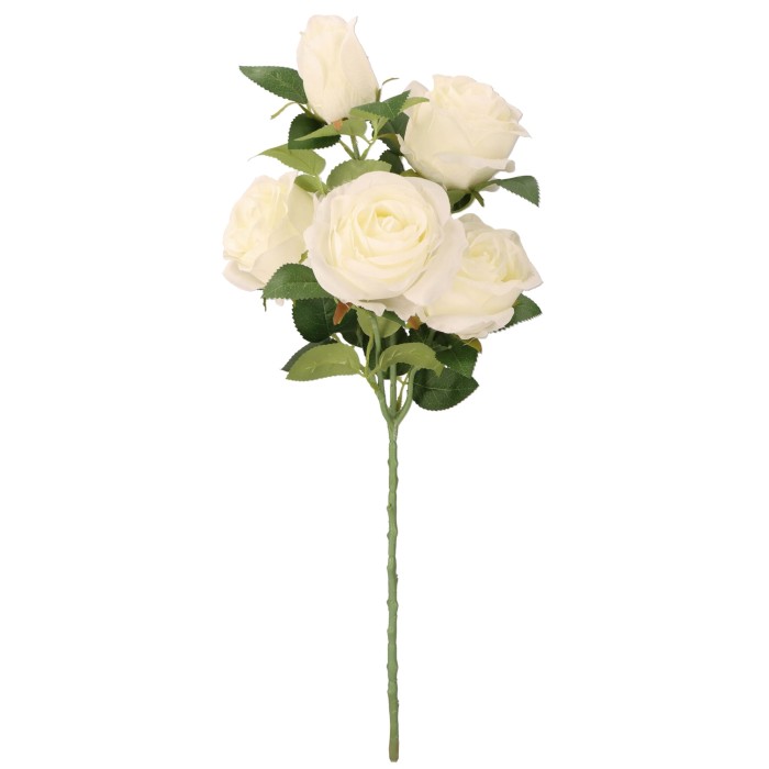 Kwiat sztuczny Róża gałązka 58cm ASC24710-MIX