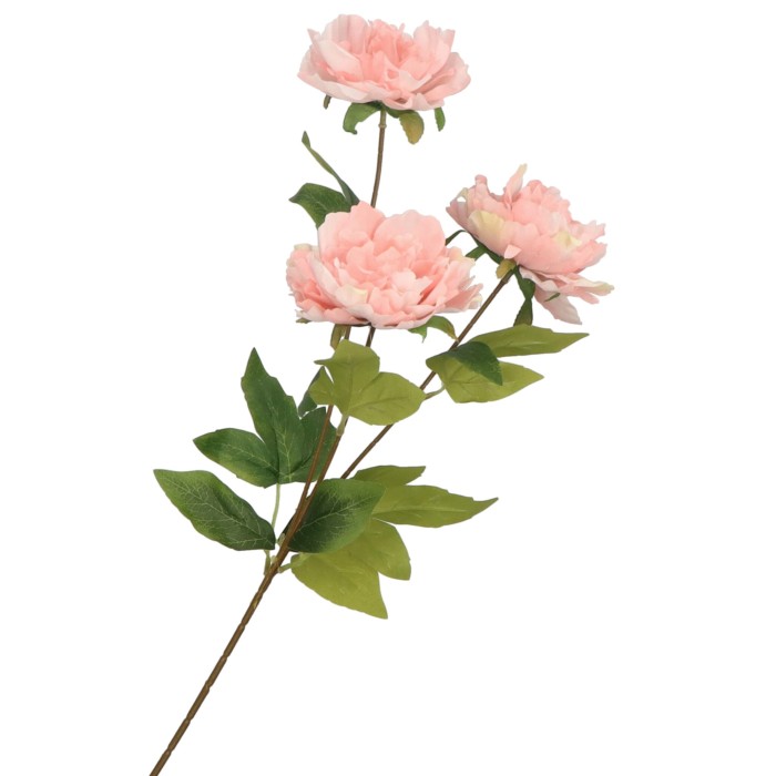 Kwiat sztuczny PIWONIA gałązka 70cm ASC23300-4