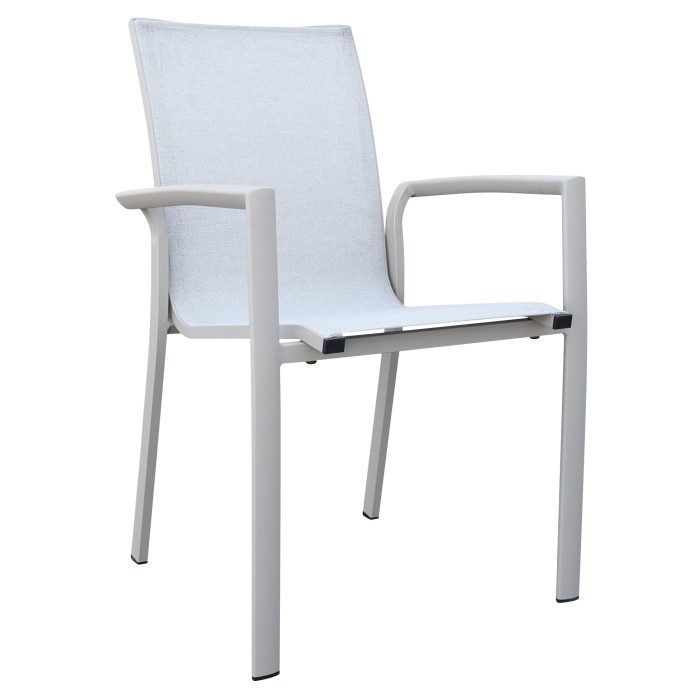 Krzesło ogrodowe BEŻ Szer.56cm Gł..65cm Wys.88,5cm 3587-BE
