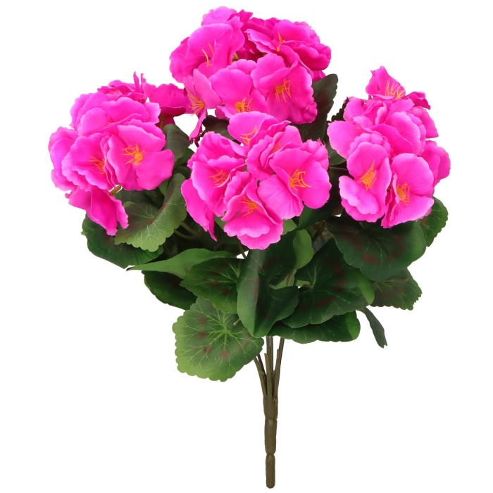 Bukiet sztucznych kwiatów Pelargonia 37cm  ASC240851-MIX