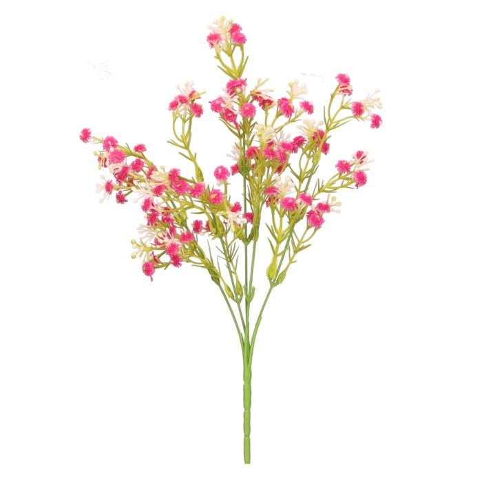 Roślina sztuczna gipsówka różowa bukiet 35cm AST23021-6