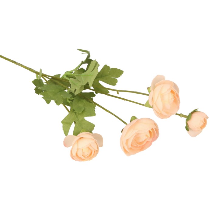 Kwiat sztuczny Jaskier  gałązka 60cm AST231786-5 – zdjęcie 2