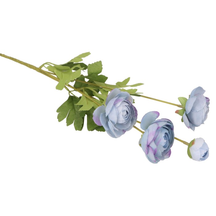 Kwiat sztuczny Jaskier gałązka 60cm AST231786-3 – zdjęcie 2