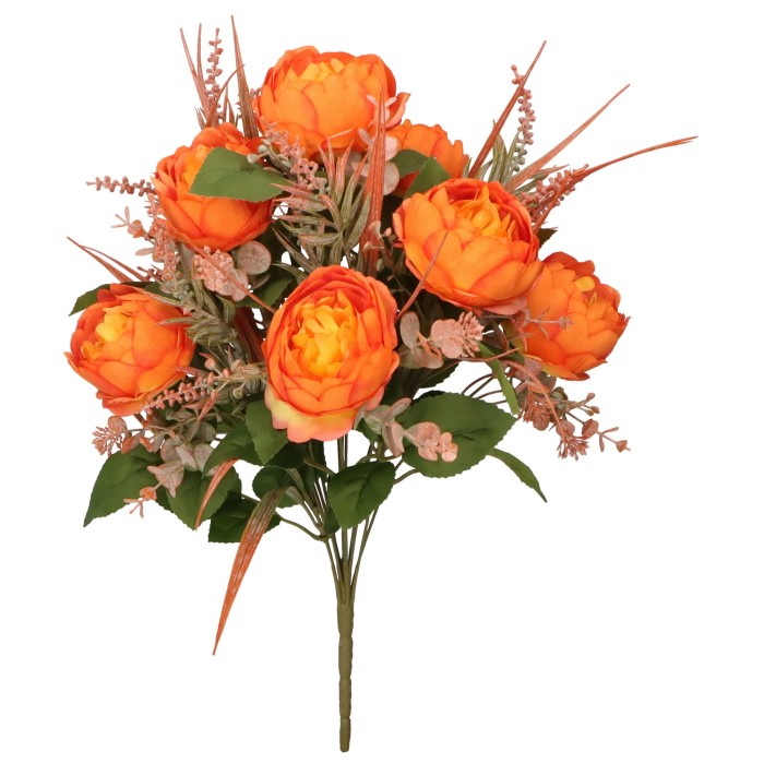 Bukiet sztucznych kwiatów Piwonia 45cm ASC26200-mix 6 kolorów