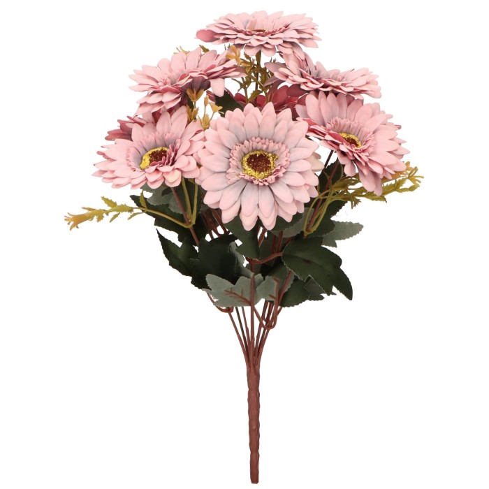 Gerbera bukiet 38cm ASC25382-mix 6 kolorów