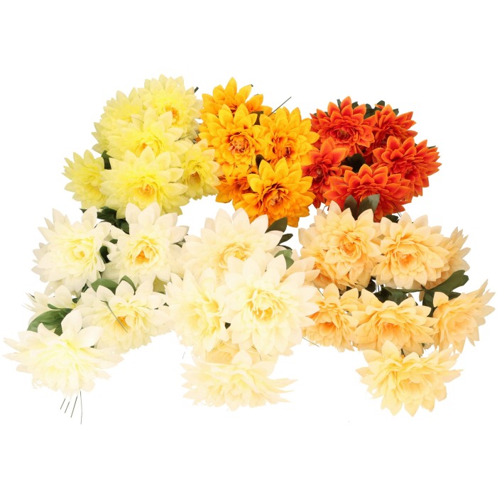 Dalia bukiet 47cm ASC27266-mix 6 kolorów – zdjęcie 2