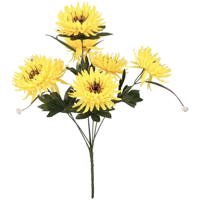 Bukiet sztucznych kwiatów Dalia 63cm ASC24209-MIX