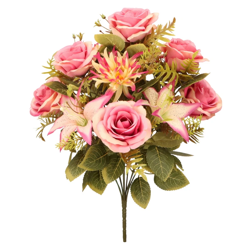ASC25722 KWIAT BUKIET 45CM 6RÓŻ 3LILIE 3 INNE KWIATY_1.jpg