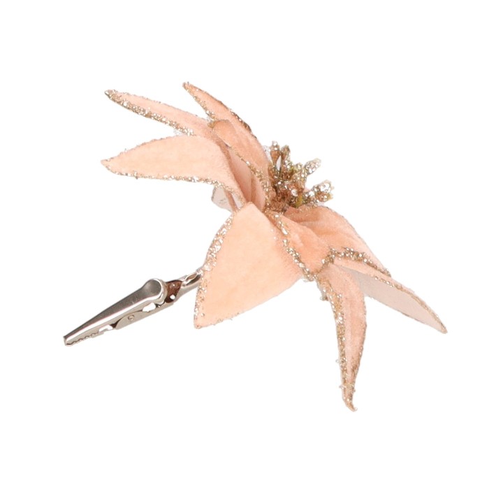Gwiazda betlejemska na klipsie śr. 13cm. ASC26492 – zdjęcie 2