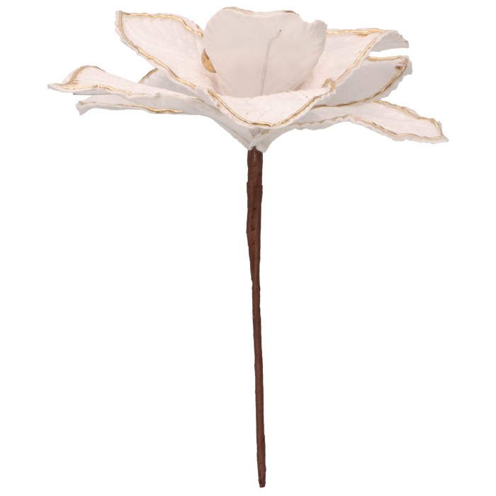 Magnolia welurowa na piku śr. 30cm ASC26186-mix 6 kolorów – zdjęcie 2