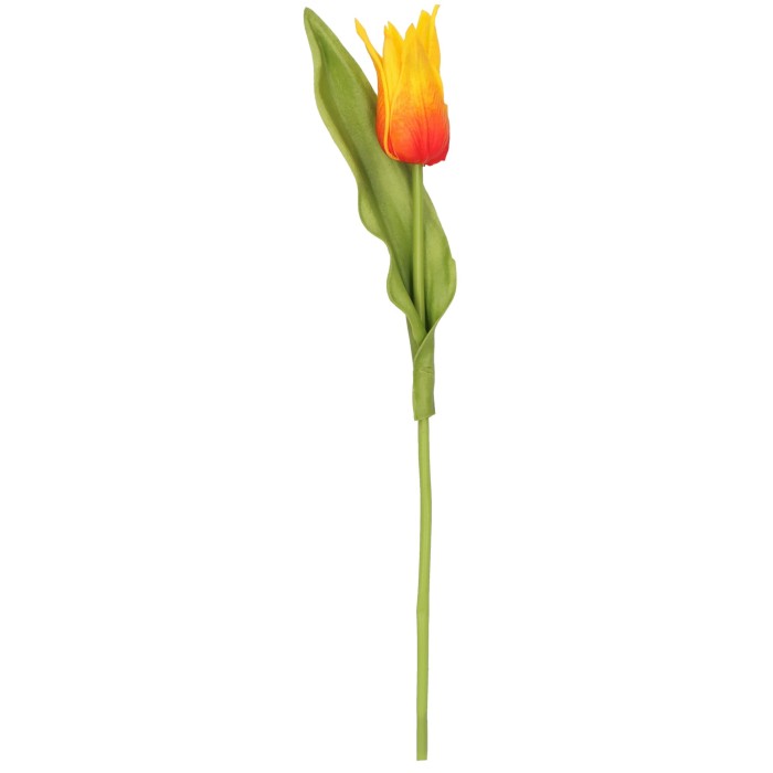 Tulipan piankowy pojedynczy kwiat sztuczny 33 cm AST50576- mix 8 kolorów