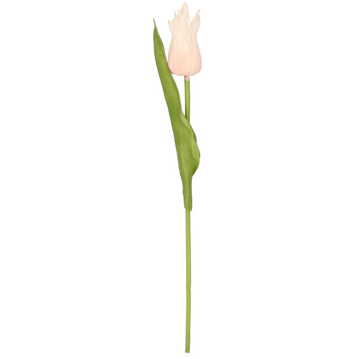 Tulipan piankowy pojedynczy kwiat sztuczny 33 cm AST50576- mix 8 kolorów