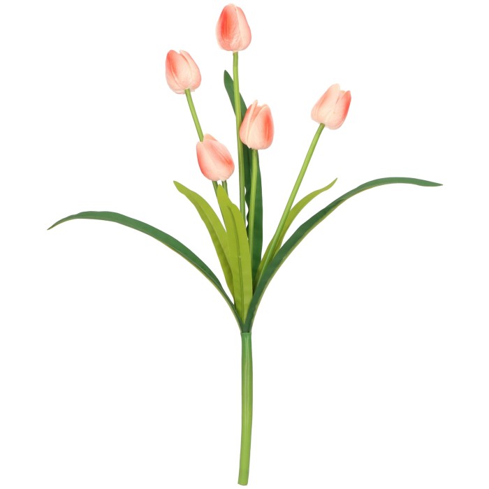 Tulipan bukiet kwiat sztuczny 50 cm ASC240805-mix2- 6 kolorów