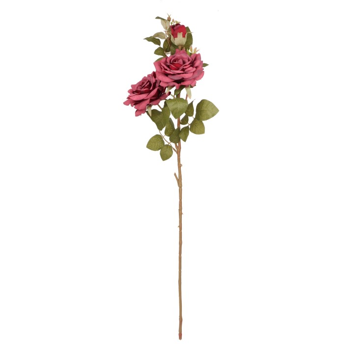 Kwiat sztuczny róża 80cm ASC28324-MIX