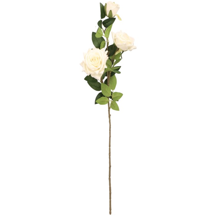 Kwiat sztuczny gałązka róży 75cm ASC28178