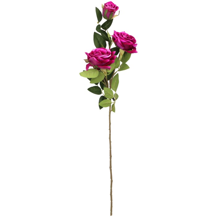 Kwiat sztuczny gałązka róży 75cm ASC28178 – zdjęcie 2