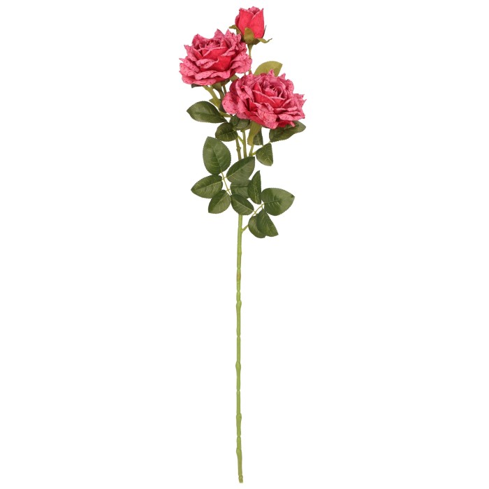 Kwiat sztuczny róża 76cm ASC28393