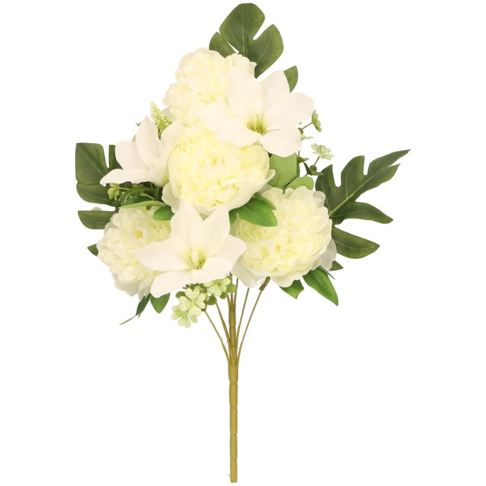 Piwonia bukiet 56 cm mix 5 kolorów AST50721