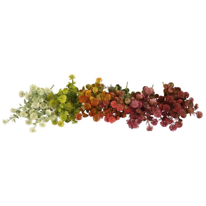 Koniczyna bukiet 36 cm mix 2 kolorów ASC28505-MIX