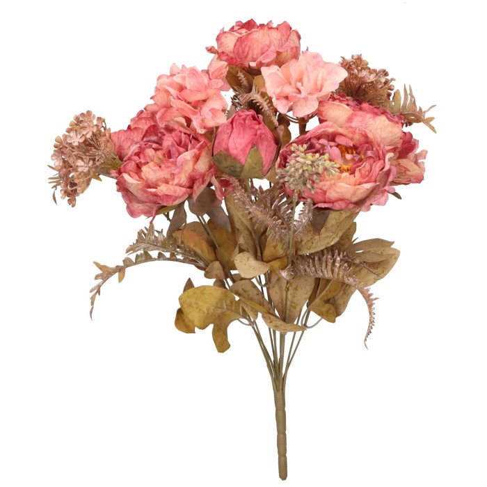 Bukiet piwonia 50 cm 12 gałązek AST50434-MIX